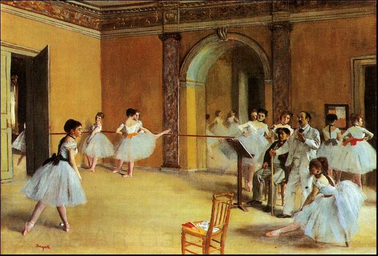 Edgar Degas Dance Foyer at the Opera Germany oil painting art